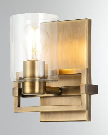 Lucas + McKearn Estes 1-Light Bath Vanity Light