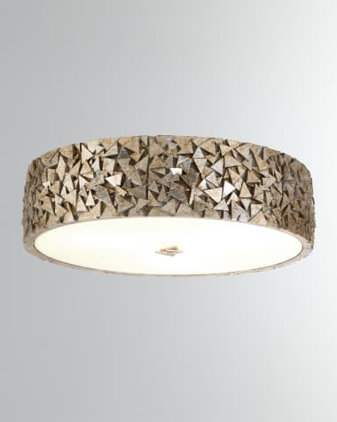 Lucas + McKearn Mosaic 3-Light Ceiling Light, 16"