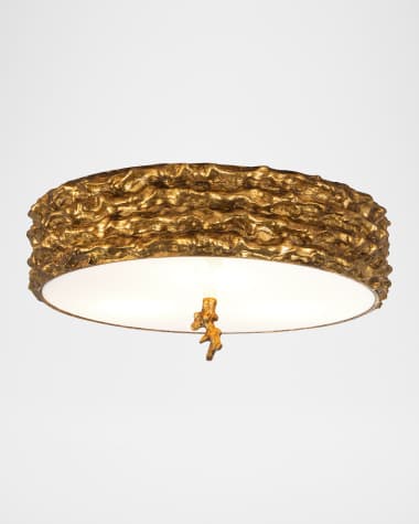 Lucas + McKearn Trellis 3-Light Flush Mount Light, 16"