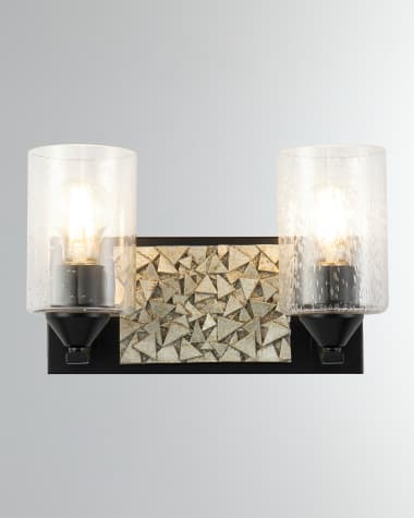 Lucas + McKearn Bocage 2-Light Bath Vanity Light