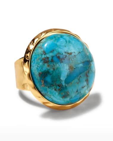 NEST Jewelry Turquoise Adjustable Statement Ring