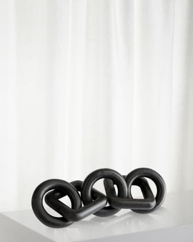 Arteriors Brinley Geometric Wooden Sculpture