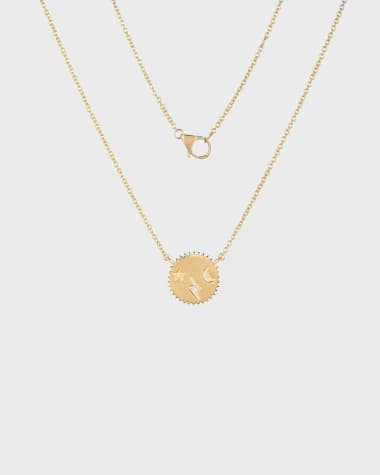 Kastel Jewelry Celestial Disc Small Necklace