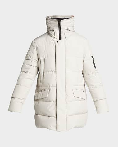 MooRER Men's Pearl Goose Down Hooded Parka