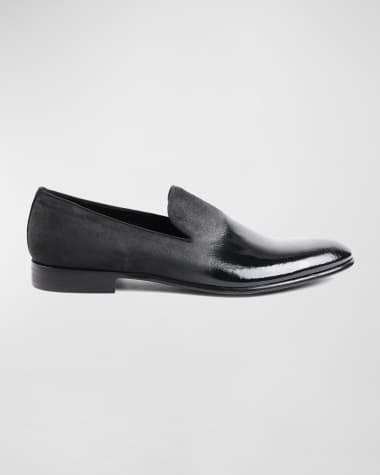 Bruno Magli Men's Monet Patent Ombre Smoking Slippers