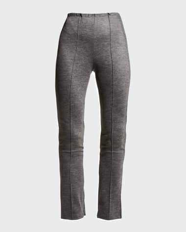 Giorgio Armani Zip-Hem Skinny-Leg Jersey Pants