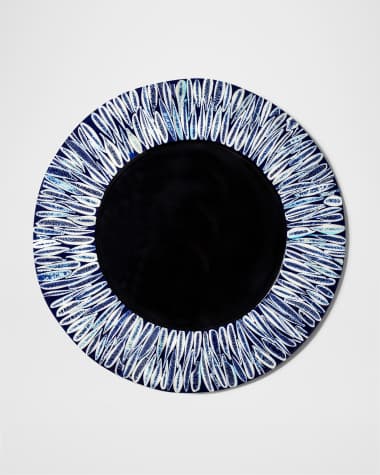 LADORADA Blue Almendro 14" Charger Plate
