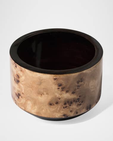 LADORADA Burl Veneer Bottle Coaster