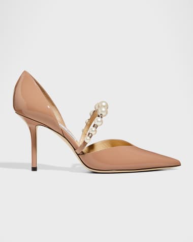 Jimmy Choo Aurelie d'Orsay Pearly Band Pumps