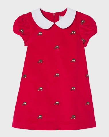 Classic Prep Childrenswear Girl's Paige Embroidered Dress, Size 6M-14Y