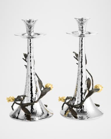 Michael Aram Pomegranate Candleholders, Set of Two