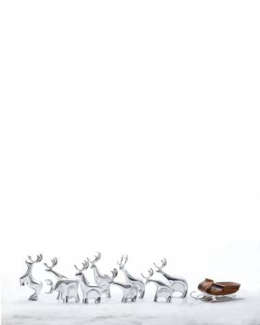 Nambe 10-Piece Reindeer Collection
