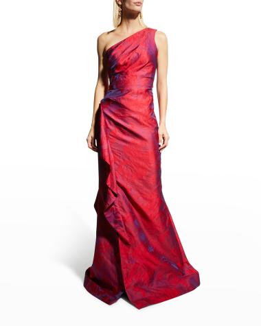 neiman marcus evening dresses plus size Caroline Rose Plus Plus Size Sequin 3/4-Sleeve A-Line Dress