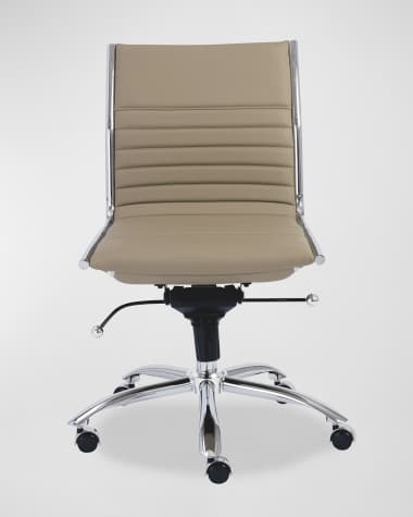 Euro Style Dirk Low Back Office Chair w/o Armrests