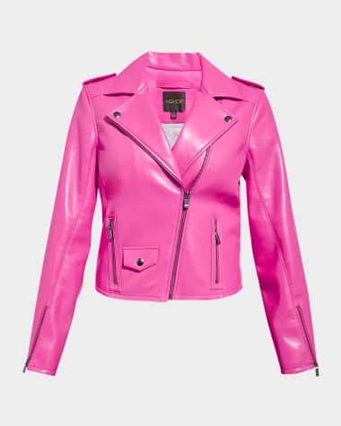 AS by DF Cult Recycled Leather Fitted Jacket