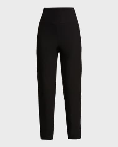 New EILEEN FISHER Velvet Ankle Leggings Size Medium (Black) MSRP $138