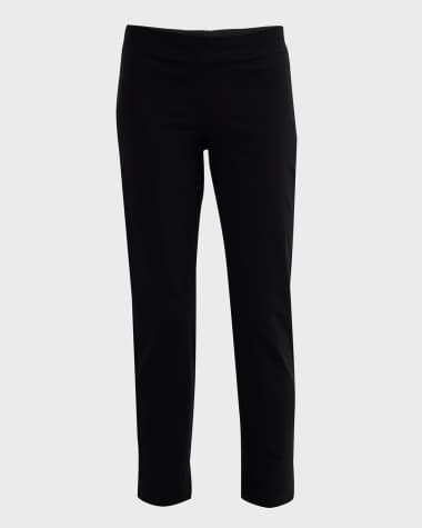 Eileen Fisher Washable Stretch Crepe Slim Ankle Pants