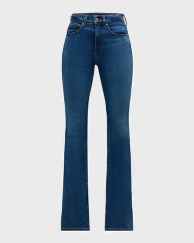 Veronica Beard Beverly High-Rise Skinny Flare Jeans