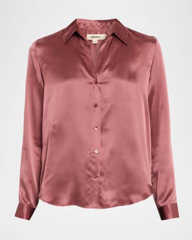 L'Agence Tyler Long-Sleeve Blouse