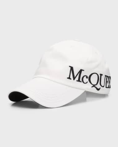 Alexander McQueen Men's Oversized Logo Baseball Hat