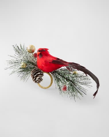 Kim Seybert Holiday Cardinal II Napkin Ring