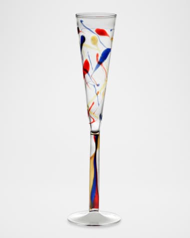Massimo Lunardon Multicolor Champagne Flute