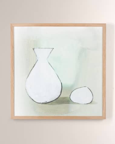 Four Hands Vase And Ball by Dan Hobday