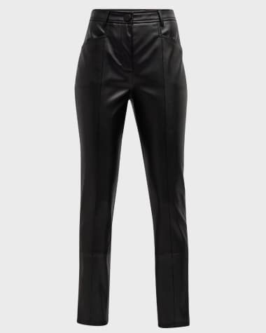 Milly Rue Faux Leather Skinny Pants