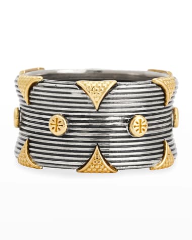 Konstantino Delos Two-Tone Band Ring, Size 7