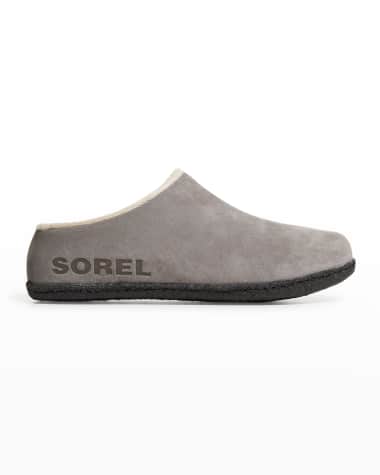 Sorel Kid's Lanner Ridge II Suede Mule Slippers