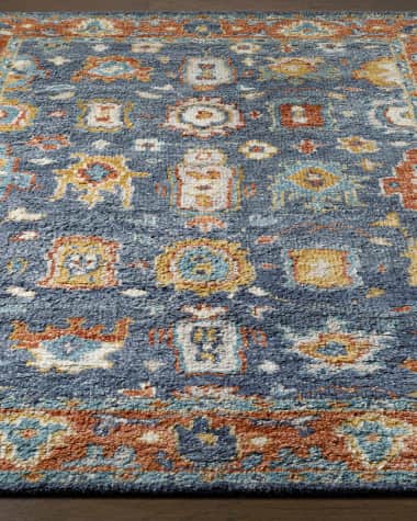 Surya Rugs Raleigh Hand-Knotted Wool Rug, 6' x 9'