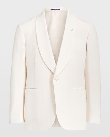 Ralph Lauren Purple Label Men's Wool-Silk Shawl Dinner Jacket