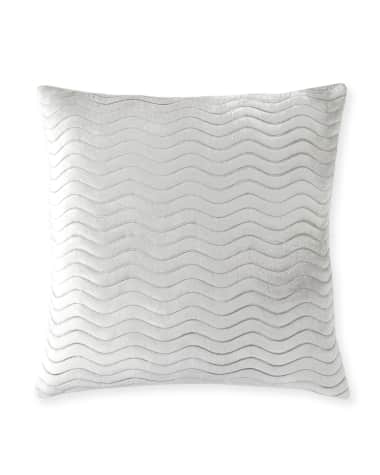 Callisto Home Serano Velvet Wave Pillow 22"