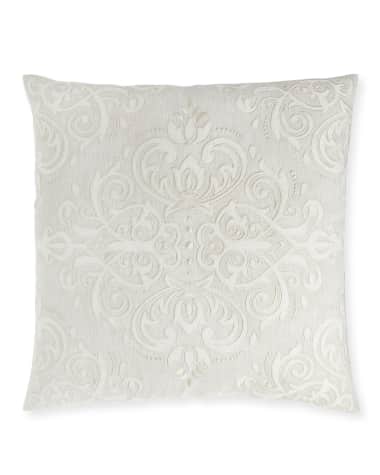 Callisto Home Roma Embroidered Pillow 22"