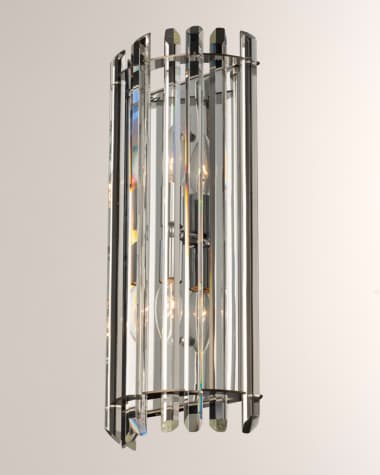 Allegri Crystal by Kalco Lighting Viano Large 18" Wall Sconce
