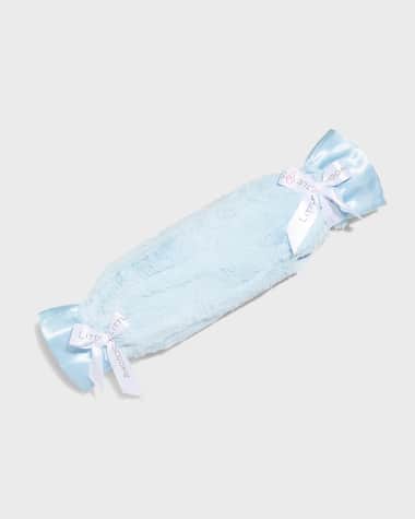 Little Scoops Boy's Plush Satin Security Blanket