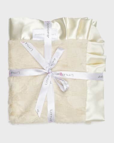 Little Scoops Kid's Plush Satin Recreational Blanket