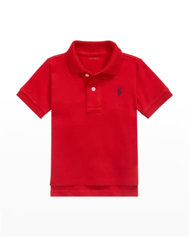 Ralph Lauren Childrenswear Boy's Cotton Interlock Polo Shirt, Size 3M-24M