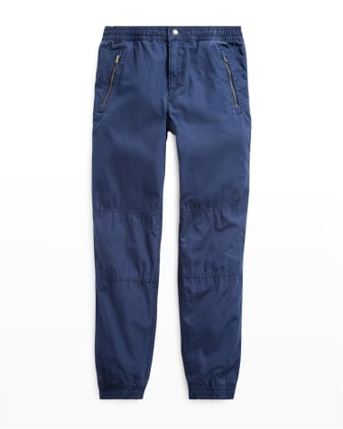 Ralph Lauren Childrenswear Boy's Poplin Jogger Pants, Size S-L