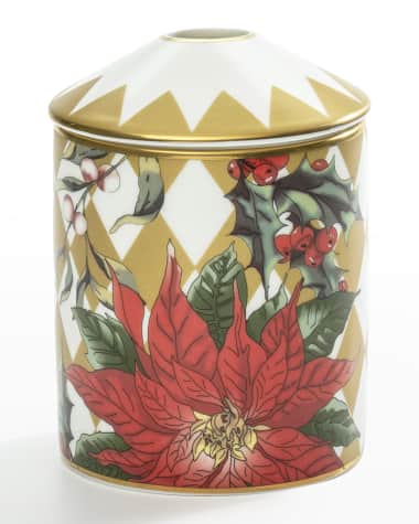 Halcyon Days Parterre With Poinsettia Reed Diffuser