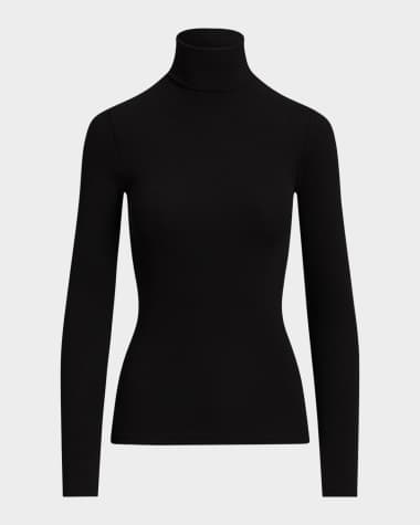 Polo Ralph Lauren Rib-Knit Slim Turtleneck Top