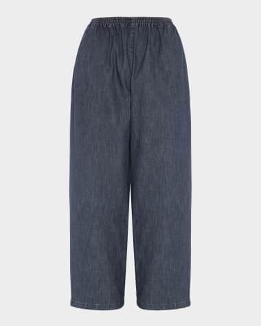 Eskandar Denim Japanese Trousers