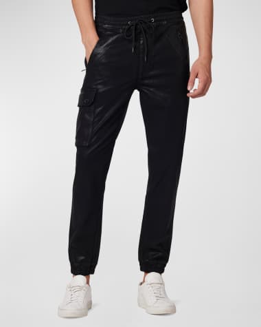 Louis Vuitton mens cotton cargo pants black bleach tie dye Size LV