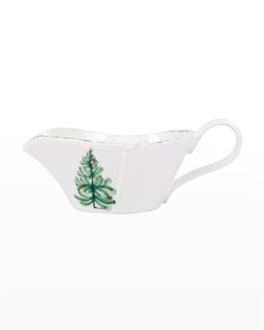Vietri Lastra Holiday Sauce Server