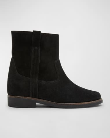 Isabel Marant Susee Suede Western Ankle Booties