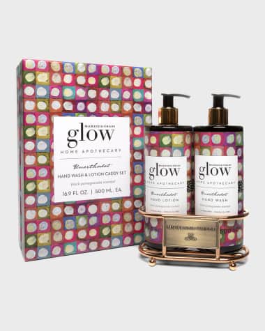 MacKenzie-Childs Unorthodot Soap & Lotion Caddy Set