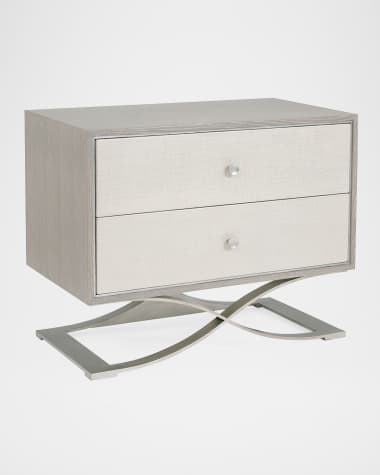 John-Richard Collection Lenosa Two-Drawer Nightstand