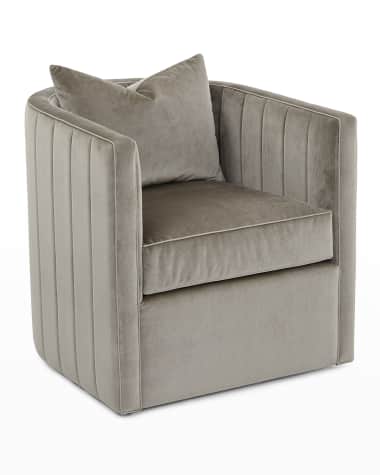 John-Richard Collection Giacosa Swivel Club Chair