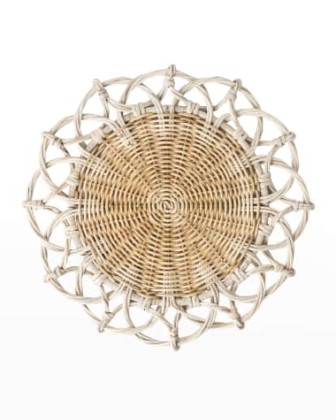 Juliska Provence Rattan Placemat - Whitewash
