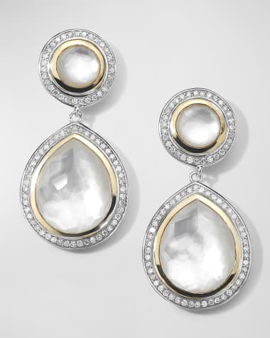 Ippolita Snowman Earrings in Chimera with Diamonds